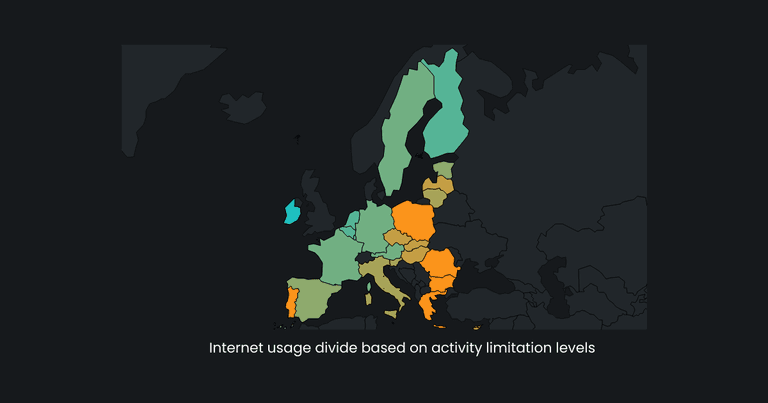 EU’s internet usage gap in people with limited accessibility