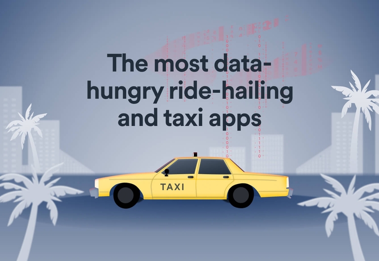 The most data-hungry ride-hailing and taxi apps