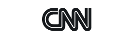 A black and white CNN logo