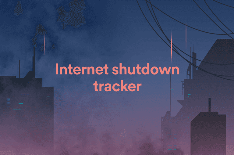 인터넷 셧다운 추적기