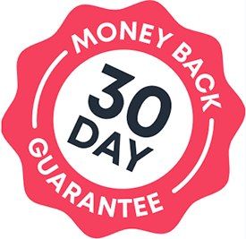 Eliminate risk with a 30-day money-back guarantee