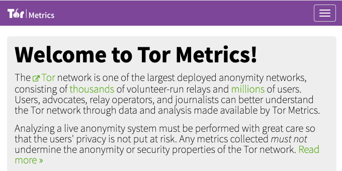 massive list of tor websites