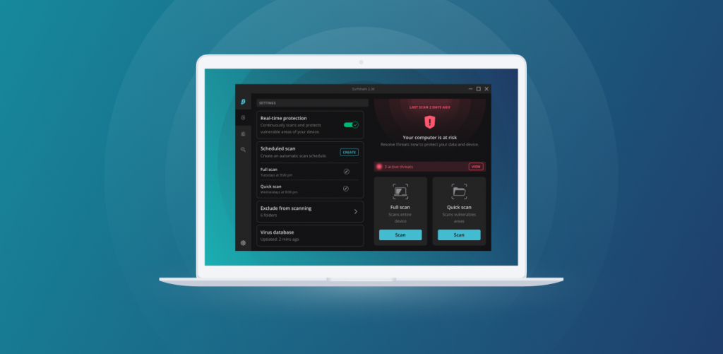 Here’s what Surfshark Antivirus does for Windows
