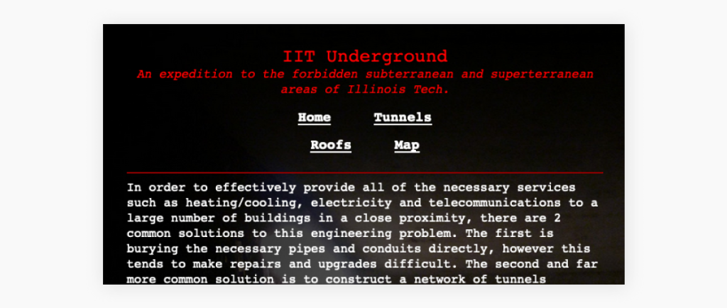 Sitio web de túneles