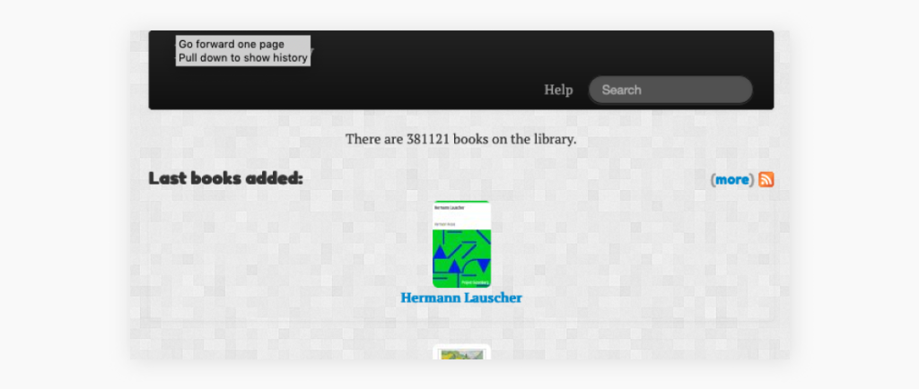Sitio web de la Biblioteca Imperial