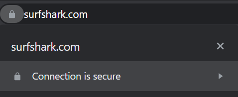 HTTPS site: connection is secure