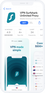 Download and install your VPN app.