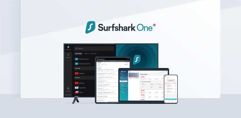 Surfshark One - la mejor VPN antivirus en general