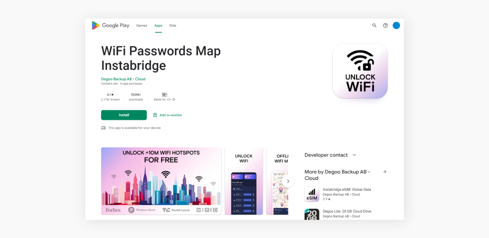 WiFi Password Map Instabridge - Apps on Google Play