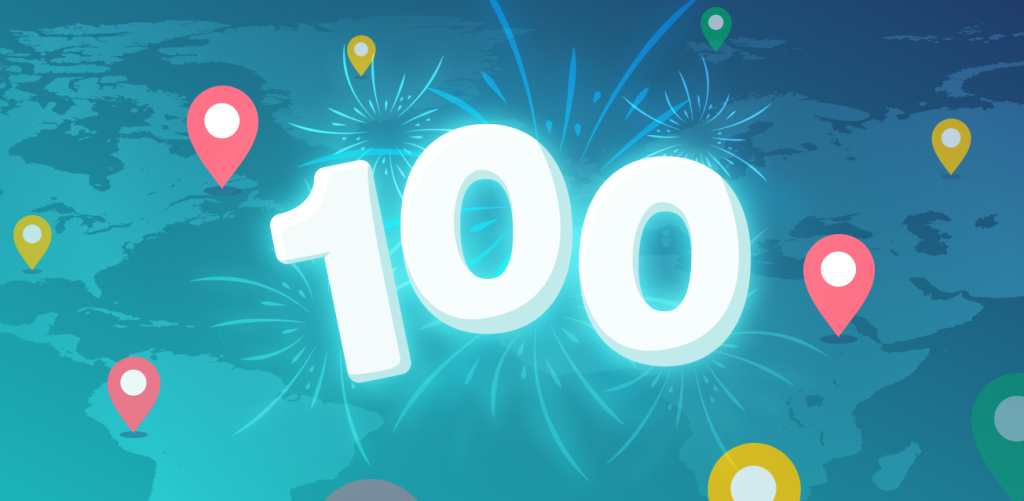 Surfshark celebrates 100 server country locations!