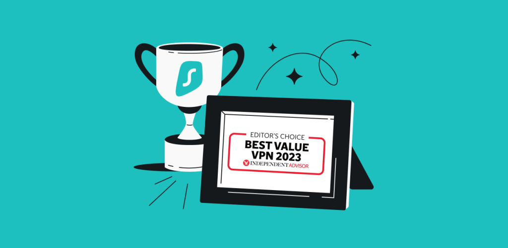 Surfshark awarded the Best Value VPN 2023 — Independent Advisor