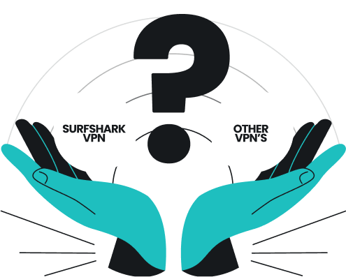 Surfsharkと他社との比較