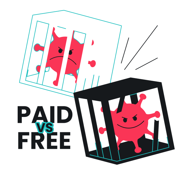 Your guide to free vs. paid antivirus