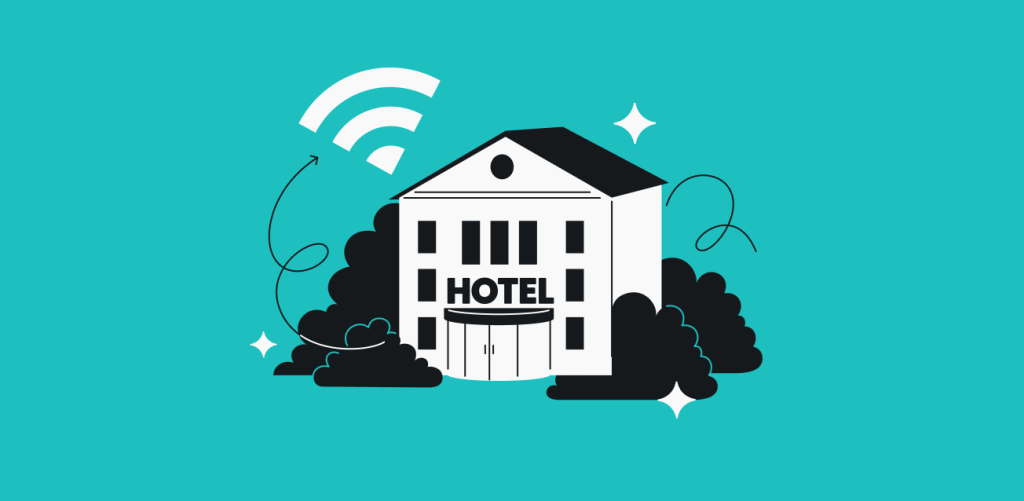 Is it safe to use hotel Wi-Fi, and what are the potential risks?