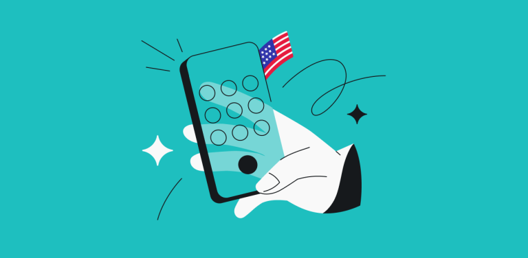 Een Amerikaans telefoonnummer vanuit elk land - Surfshark