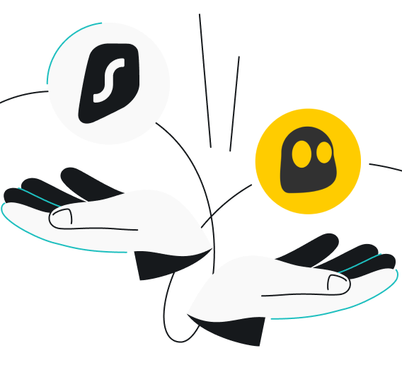 Surfshark vs CyberGhost en 2025 : un guide comparatif complet