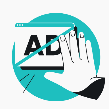 Block pop-ups and surf the web safely
