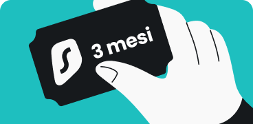 Ottieni Surfshark per 3 mesi con un codice sconto