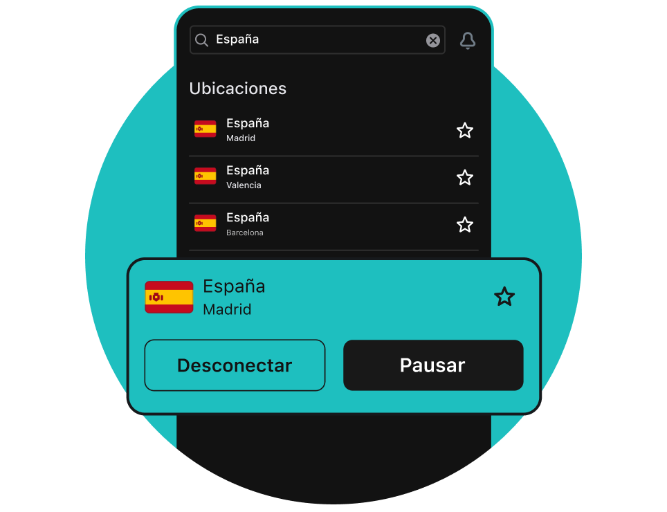 Navega con una VPN para España