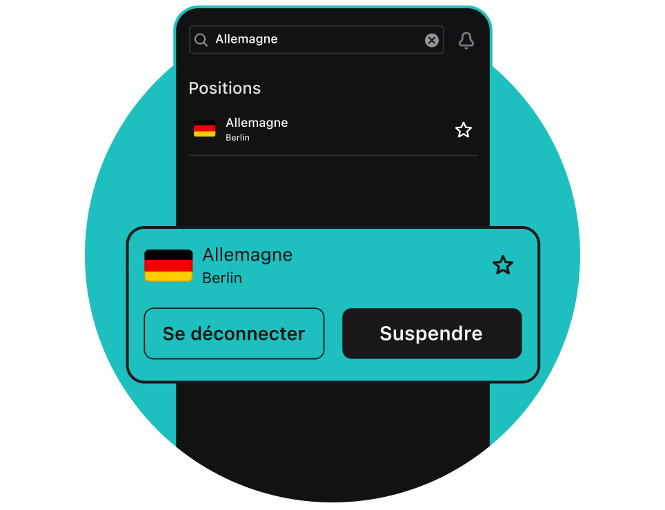 Naviguez en toute sécurité avec un serveur allemand