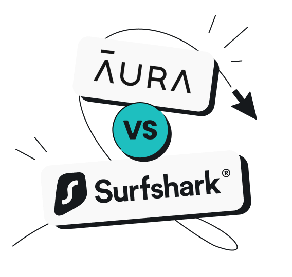 Surfshark vs. Aura: which option is right for you?